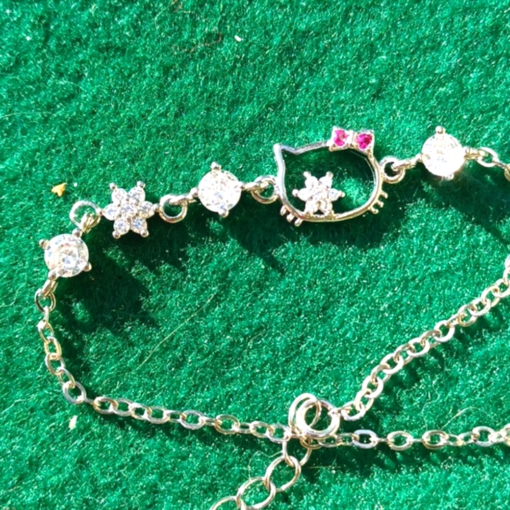 New Sanrio Crystal Hello Kitty Bracelet